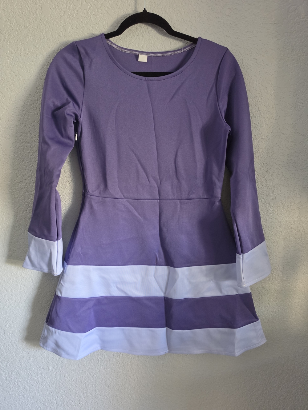 Halloween Costume for Women Purple Dress with Matching Accessories No Socks - Picture 7 of 14